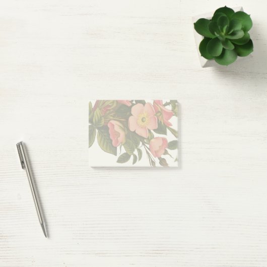 Rozen Mooi Roze Botanisch Post-it® Notes (Kantoor)