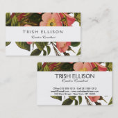  Rozen Mooi Roze Botanisch Visitekaartje (Voorkant / Achterkant)