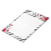 Rozen N Strepen_ Verpleging Notes Notitieblok (Schuin)