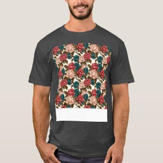 Rozen Naadloos Patroon Bloembloem Bud Th T-shirt