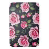 Rozen naadloze Patroonplaat Valentijnsdag Bath Mat (Voorkant Verticaal)