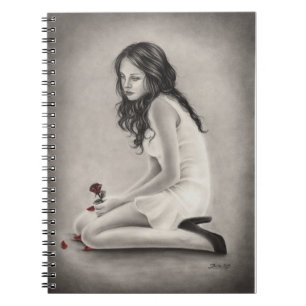 Rozen notebook vergeten notitieboek