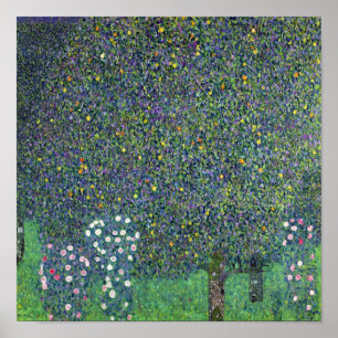 Rozen onder de bomen, c.1905 poster