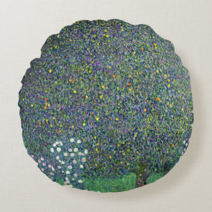 Rozen onder de bomen, c.1905 rond kussen