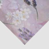 Rozen ondergrondse druppeltjes met lavendel tissuepapier (Detail)