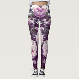 Rozen op bijkantoren leggings