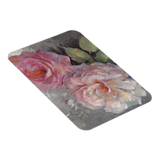 Rozen op grijs magneet (Rechterzijde)