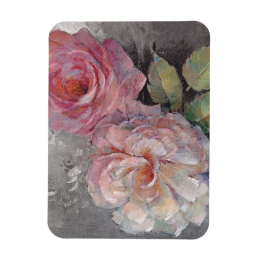 Rozen op grijs magneet (Verticaal)