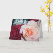 Rozen op maat 100e verjaardag kaart (Gele Bloem)