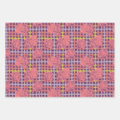 Rozen op patroonpatroon inpakpapier vel (Voorkant 2)