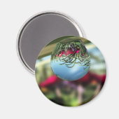 Rozen op Raindrops Magnet Magneet (Voorkant / Achterkant)