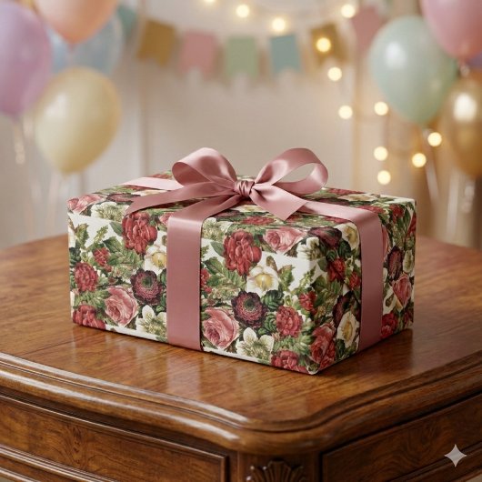 Rozen op witte ontkoppeling of cadeau Cadeaupapier