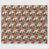 Rozen op witte ontkoppeling of cadeau Cadeaupapier (Vlak)