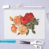 Rozen Oranje bloemen bloemen Tissuepapier (Craft)