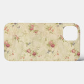 Rozen, oud patroon van noodlijdende stoffen Case-Mate iPhone Case (Achterkant (horizontaal))