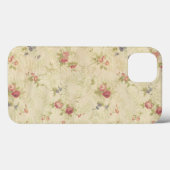  Rozen, oud patroon van noodlijdende stoffen Case-Mate iPhone Case (Achterkant (horizontaal))