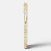  Rozen, oud patroon van noodlijdende stoffen Case-Mate iPhone Case (Achterkant / Links)