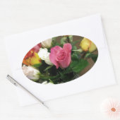 Rozen Ovale Sticker (Envelop)
