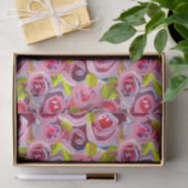 Rozen over Rozen op Rozen Tissuepapier (Geschenk)