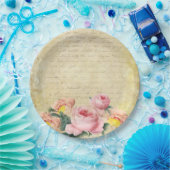  Rozen Papieren Bordje (Feest)