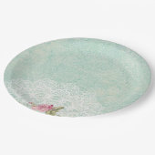  Rozen Papieren Bordje (Gekanteld)