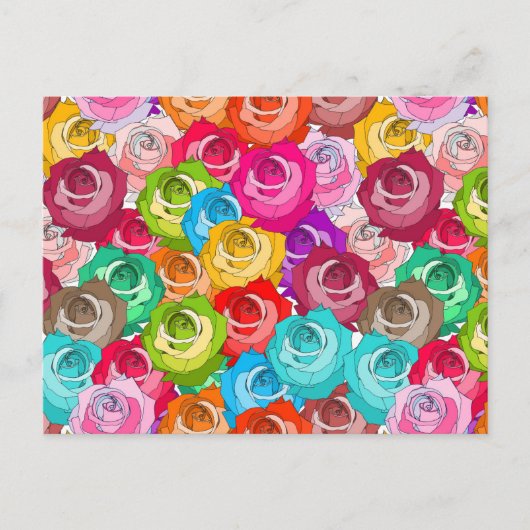 Rozen Parade Briefkaart (Voorkant)