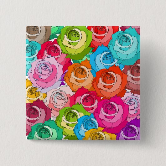 Rozen Parade Button (Voorkant)