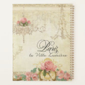 Rozen Paris Chandelier Elegant Bridal Wedding Planner (Achterkant)