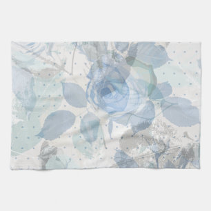Rozen pastel theedoek