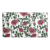 Rozen patroon kussensloop (Achterkant-Rechts)