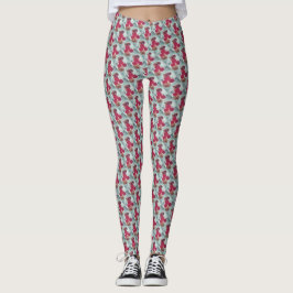 Rozen patroon leggings ontwerp