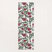 Rozen patroon yogamat (Achterkant)