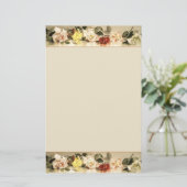  Rozen Persoonlijk Briefpapier (Staand voorkant)