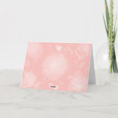 Rozen Perzik Bedankt Trouwkaarten (Achterkant)