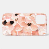 Rozen, pioenen en bladeren, waterverf. Case-Mate iPhone case (Achterkant (horizontaal))