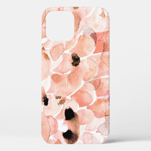 Rozen, pioenen en bladeren, waterverf. Case-Mate iPhone case (Achterkant)