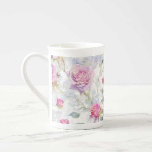 Rozen Porselein Kop (Links)