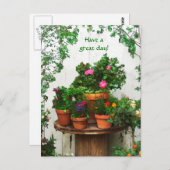  Rozen Post Card Briefkaart (Voorkant / Achterkant)