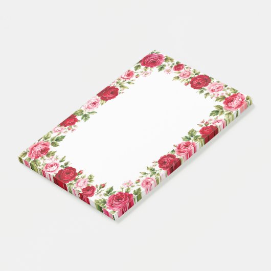 Rozen Post-it® Notes (Schuin)
