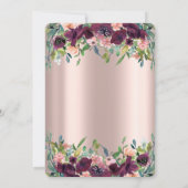 Rozen Quinceañera Kaart (Achterkant)