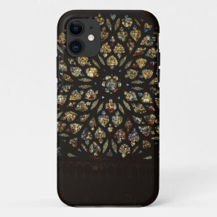 Rozen raam boven de westdeur, met scènes diepgaan iPhone 11 hoesje