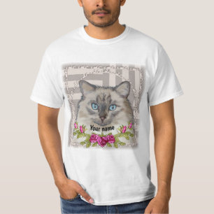 Rozen Ragdoll Cat T-shirt