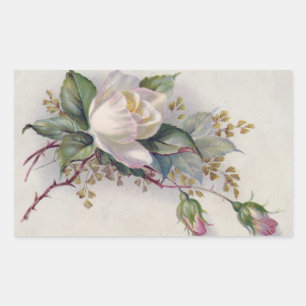 Rozen Rechthoekige Sticker