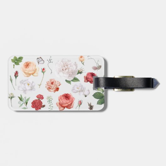 ROZEN REIZEN BAGAGELABEL (Achterkant horizontaal)