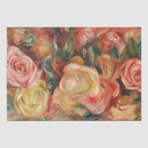 Rozen Renoir Impressionistische schilderij Tissue  Tissuepapier