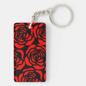 rozen retro sleutelhanger (achterkant)