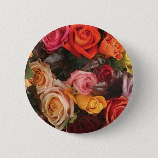 Rozen Ronde Button 5,7 Cm (Voorkant)