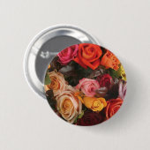Rozen Ronde Button 5,7 Cm (Voorkant /achterkant)