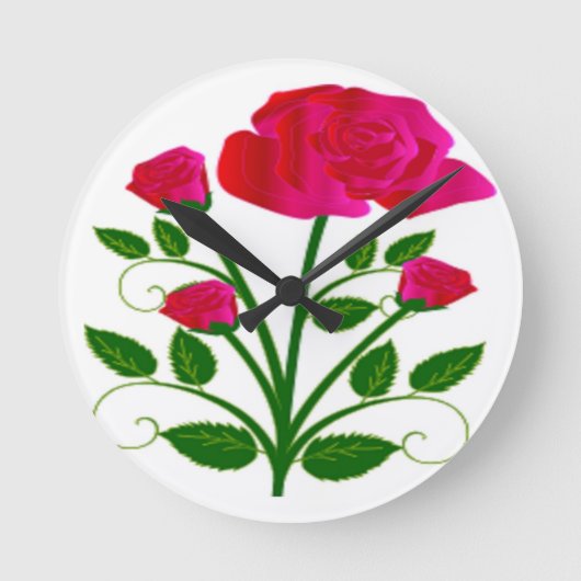 ROZEN RONDE KLOK (Voorkant)