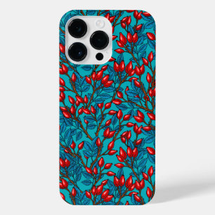 Rozen, rood en blauw iPhone 14 pro max hoesje